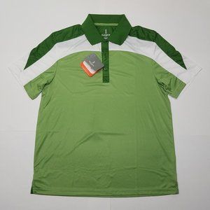 Golf Shirt Green Medium M | New